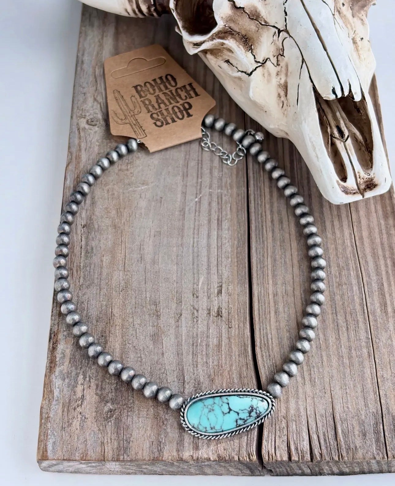 Turquoise Oval Necklace