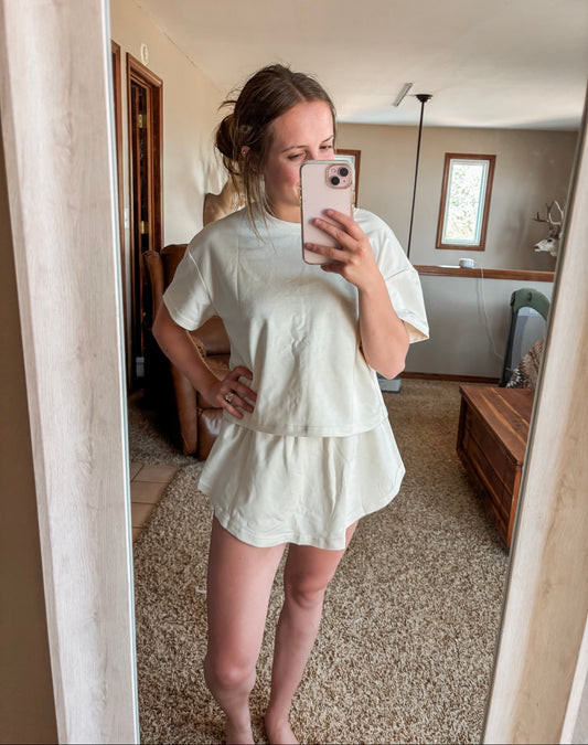 Beige 2 piece set