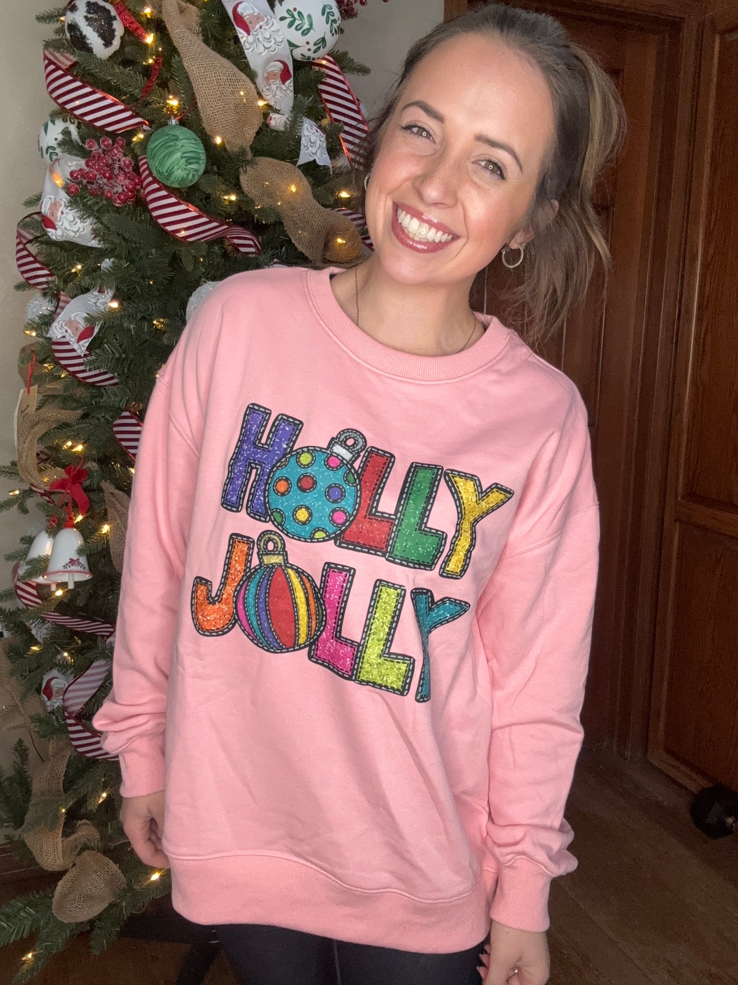 Pink Holly Jolly