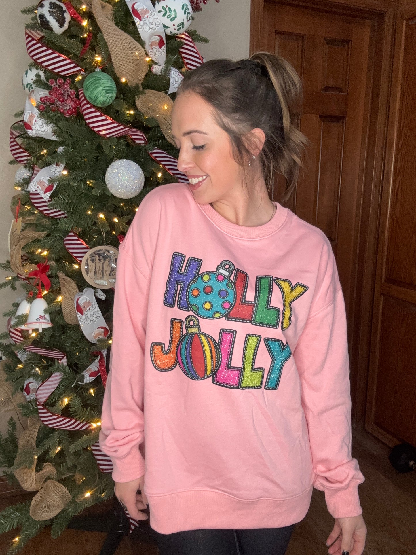 Pink Holly Jolly